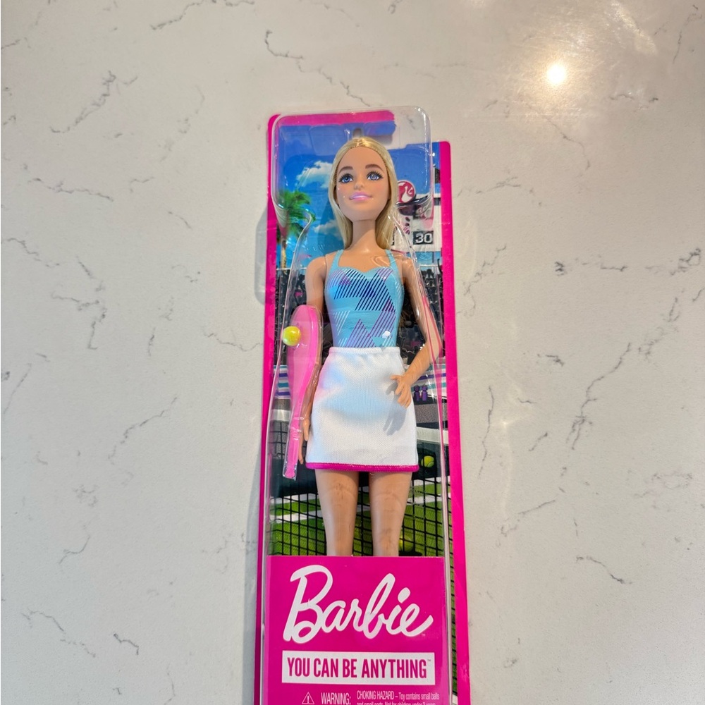Barbie Tennis Doll with Pink Maze Packaging